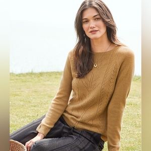 Garnet Hill Cashmere Pullover Sweater